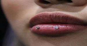 types of lip piercing